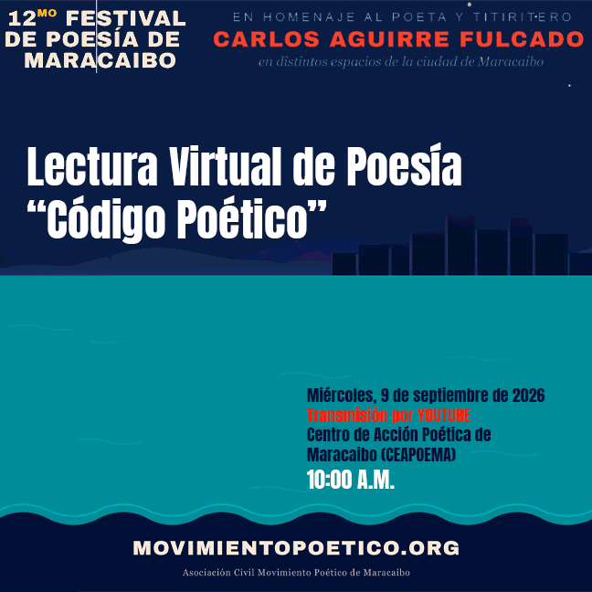 Lectura Virtual de Poesía “Código Poético”