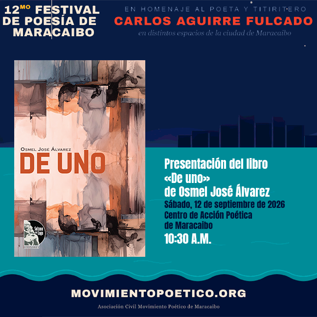 Presentación del libro «De uno» del poeta Osmel José Álvarez