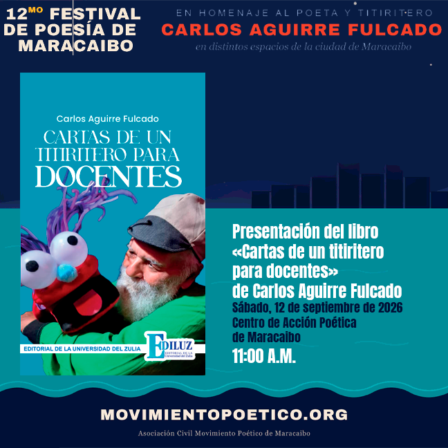 Presentación del libro «Cartas de un titiritero para docentes» de Carlos Aguirre Fulcado